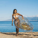 Cadeira Inflável com Glitter Dourado – Air Candy