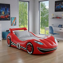 Cama Inflável Infantil Sleep Racer™ Comfy Cruiser Vermelha com LED – AirCandy