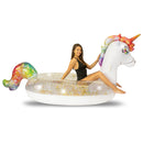 Boia Gigante Unicórnio Arco-Íris com Glitter – PoolCandy