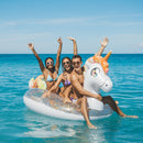 Boia Gigante Unicórnio Arco-Íris com Glitter – PoolCandy