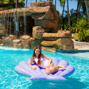 Boia Inflável Concha de Ostra com Estampa de Sereia – PoolCandy